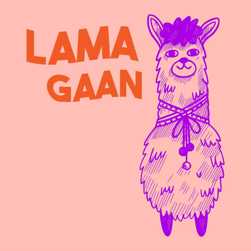 Tegeltje lama gaan