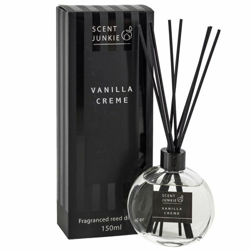 Geur diffuser Vanilla Creme 150ml | Luxe Geurstokjes Scent Junkie