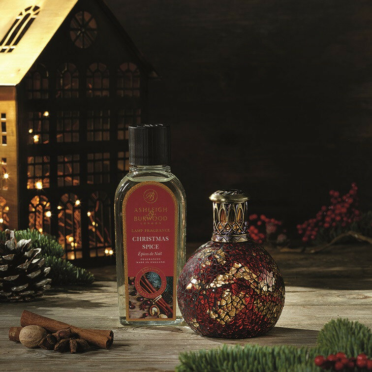 Ashleigh &amp; Burwood Dragon&rsquo;s Eye geurlamp met Christmas Spice 250 ml &ndash; kerst sfeerbeeld