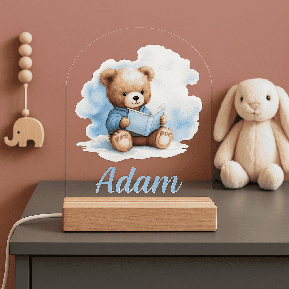 Beertje op Wolk met Boek