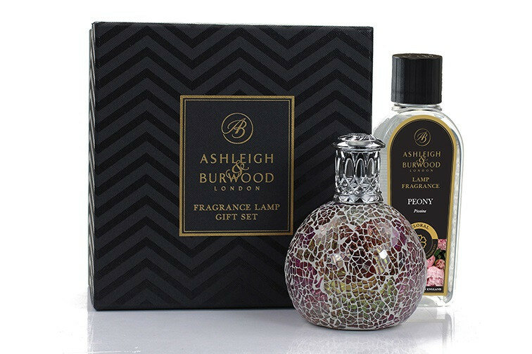 Cadeauset Pearlescence &amp; Peony met lamp, fles 250 ml en geschenkdoos