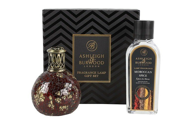 Geurlamp Dragon&rsquo;s Eye paars moza&iuml;ek met luxe geschenkdoos van Ashleigh &amp; Burwood