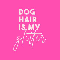 Tegeltje dog hair is my glitter