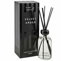 Geur diffuser Velvet Amber 150ml | Luxe Geurstokjes Scent Junkie