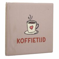 Tegeltje Koffietijd | Leuk Cadeau voor Koffieliefhebbers