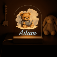 Beertje op Wolk met Boek nacht