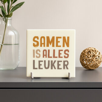 Ontwerp uw eigen tegeltje &ndash; keramisch tegeltje 10x10 cm
