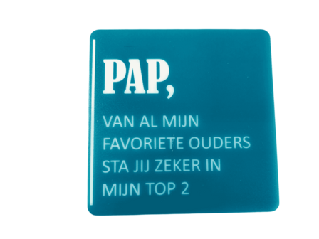 Tegeltje met tekst maken &ndash; Persoonlijk en uniek 10x10 cm keramiek