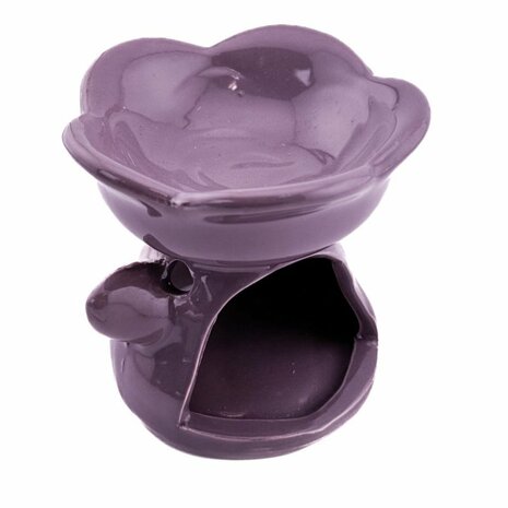 Geurbrander Flower Paars | Elegante Aroma Diffuser Keramiek