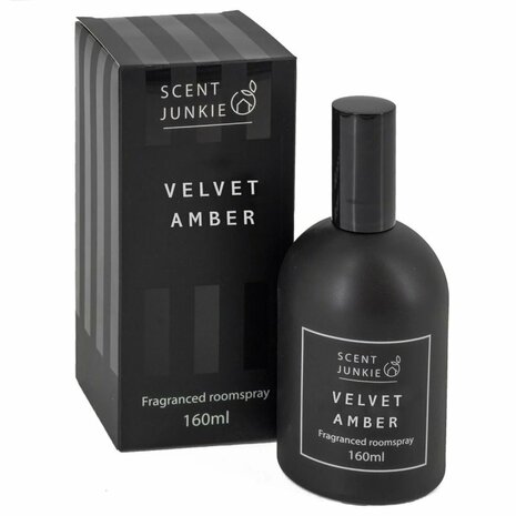 Roomspray Velvet Amber 160ml | Luxe Geur van Scent Junkie