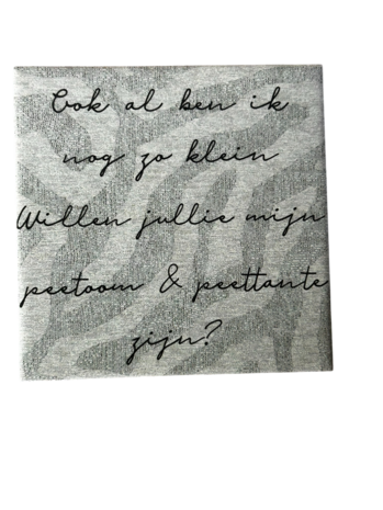 Tegeltje met tekst maken – Persoonlijk en uniek 10x10 cm keramiek