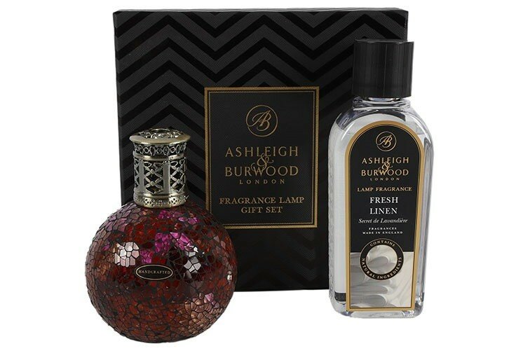 Geurlamp Rose Bud moza&iuml;ek met luxe geschenkdoos van Ashleigh &amp; Burwood