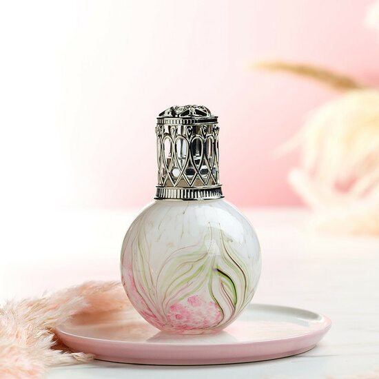 Luxe geurlamp Fairy Pink met zilverkleurige kroon &ndash; Ashleigh &amp; Burwood