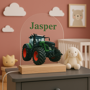 Tractor | Nachtlampje met eigen Naam | Fendt | Groen Tractor | Nachtlampje met eigen Naam | Fendt | Groen