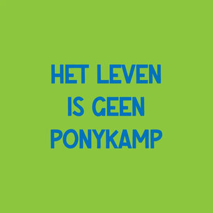 Tegeltje ponykamp Tegeltje ponykamp