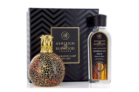 Ashleigh & Burwood Geurlamp Giftset – Golden Sunset Goud + Moroccan Spice Ashleigh & Burwood Geurlamp Giftset – Golden Sunset Goud + Moroccan Spice